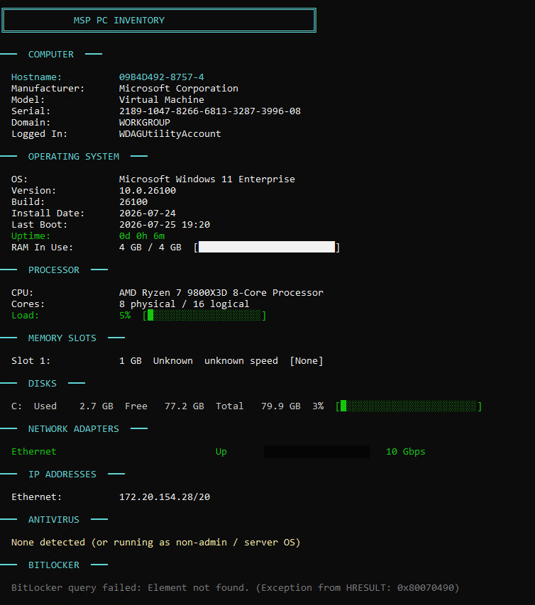 PowerShell Automation screenshot